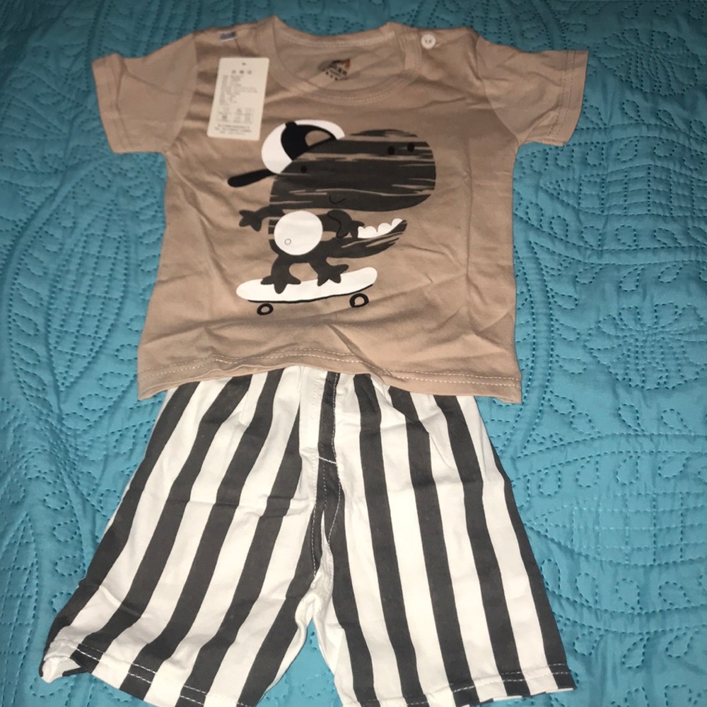 2for15 NWT cute Lil boys outfit